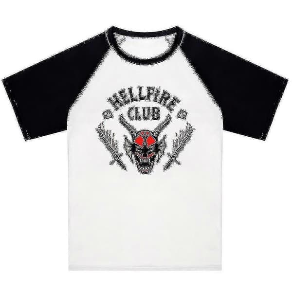 Stranger Things 4 Hellfire Club T-skjorte-WELLNGS Style4 M