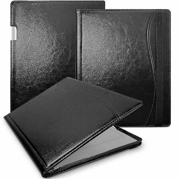 Yhteensopiva Remarkable Paper Pro -kotelon kanssa, korttipaikat, jalusta, PC+PU-nahkainen e-lukijan suojus kynätelineellä - Ruskea-WELLNGS Black
