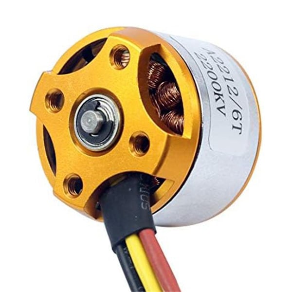 4 stk 2212 2200kv Børsteløse Motorer med Monteringer 6t for DIY RC Fly Fly Multi-kopter Quadcopter-WELLNGS