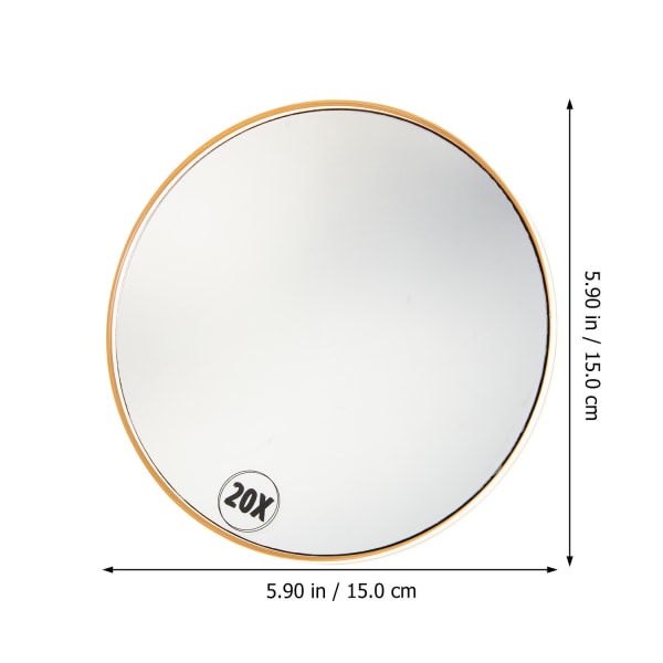 Högförstoringsspegel Makeup Mirror 20X förstoringsspegel-WELLNGS 20X 15cm black