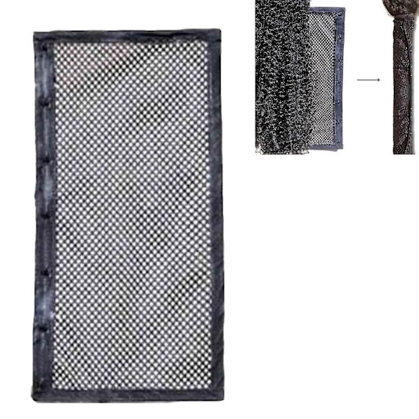 Hiustenpidennystyökalu, Length-n-Lock, Kuunvalon kiharat kiharille, Length-n-Lock kiharille tarkoitettu hiusverkko - WELLNGS 7in