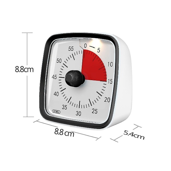 60-Minutters Timer, Klasseromstimer, Nedtellingstimer for Barn og Voksne, Tidsstyring også-WELLNGS