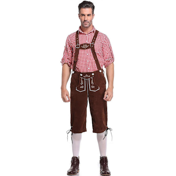 Halloween-asut 2024 M-XXL Suuri Koko Saksalaisen Münchenin Miesten Oktoberfest-Vaatteet Yhtenäiset Miesten Lavavaatteet - WELLNGS z7 XXL