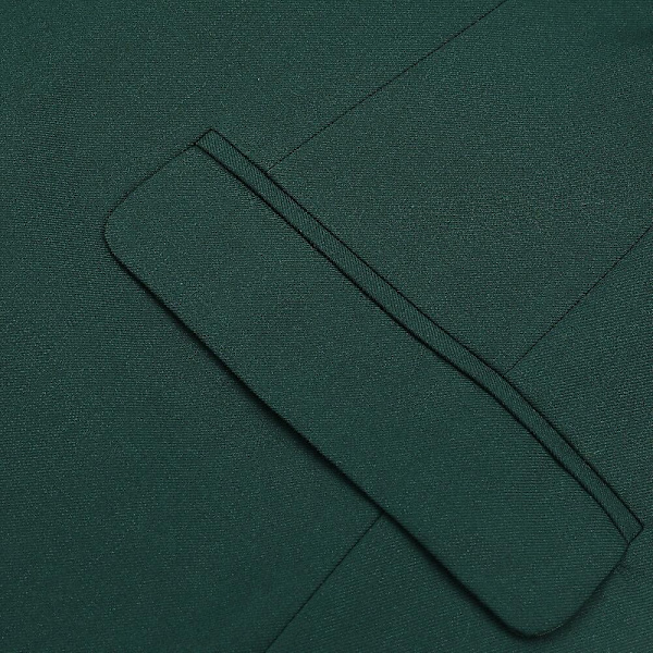 Allthemen Miesten Business Blazer Yksivärinen Slim Fit Takki-WELLNGS Green 2XL