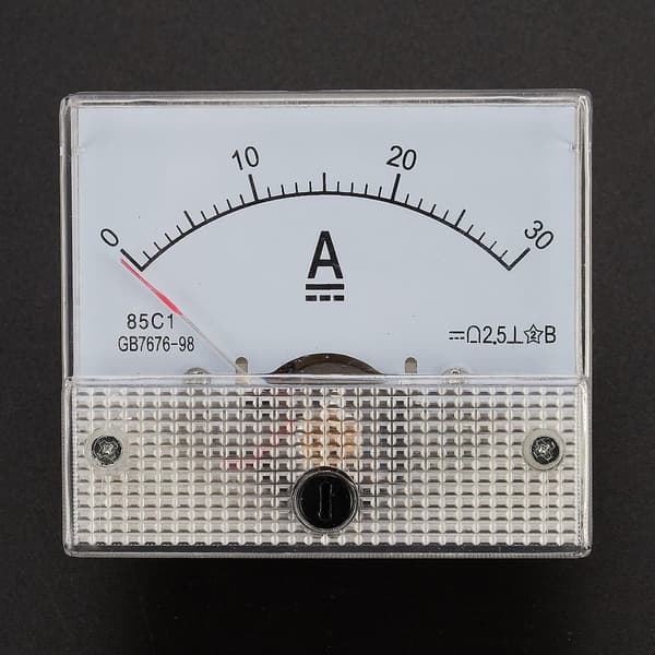 85C1-A DC Analogt Meter Panel Meter Måler 30A Amp Måler Strøm Mekaniske Ampermetre - WELLNGS
