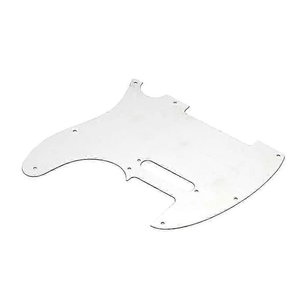 Elektrisk gitarrplektrumskydd kompatibelt med TL-stil gitarr 8 hål metall skrapskydd 1 st - WELLNGS