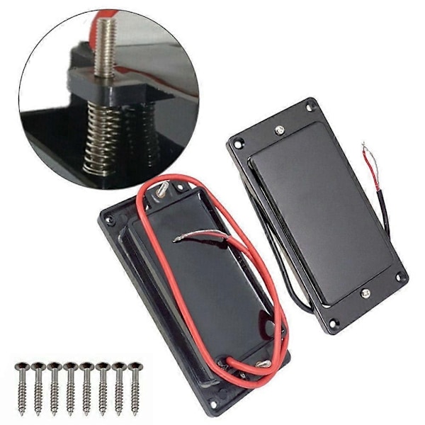 Nytt svart forseglet Humbucker Pickup-sett for elektrisk gitar Gitartilbehør - WELLNGS