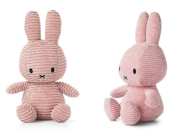 Miffy Fløjlsbamse - 25/35cm-WELLNGS Pink 35CM