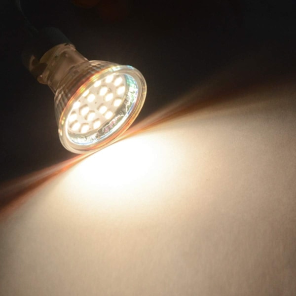 6st MR11 LED-lampor GU4 Spotlight-lampor 3W 18LEDs (varmvita)-WELLNGS
