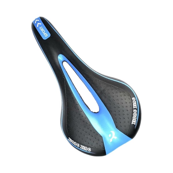 Cykelstol Cykelsadel Ersättning med Memory Foam-Kudde Cykelsadel-WELLNGS Dark blue