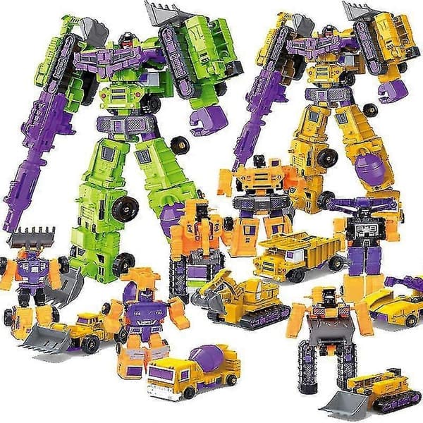 Deformed Digger Destroyer Set 6 i 1 leker - WELLNGS Green