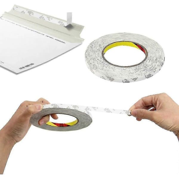 Dubbelhäftande tejp, 3m, 50 M, Transparent-WELLNGS