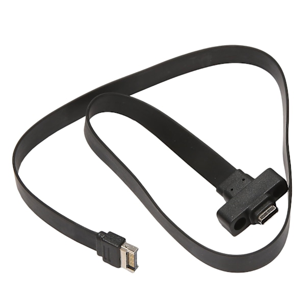 USB 3.1 Front Panel Type E til Type C forlengelseskabel, Gen 2 (10 Gbit/S) Intern Adapterkabel, med-WELLNGS