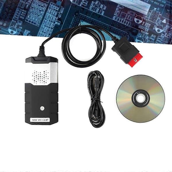 Kompatibel med 9241A V3.0 V2021.11 OBD2 Kode Leser Dobbel-Board Bluetooth Feildeteksjonsenhet Svart-WELLNGS