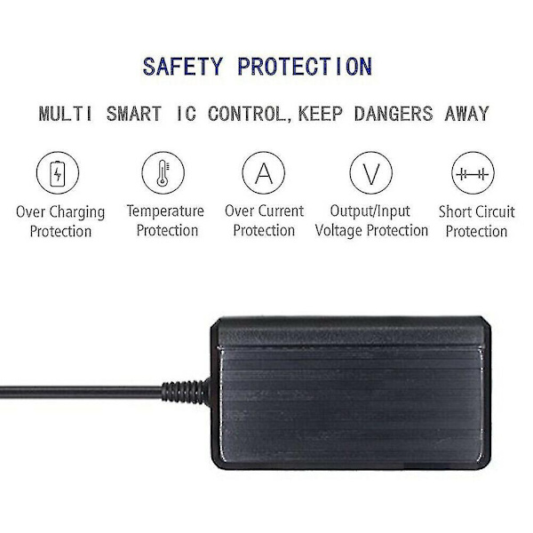 Laddare till kraftdammsugare - Batteriladdare (1 st, svart) - WELLNGS