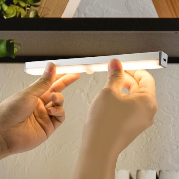 Trådløs dæmpbar LED-belysning Spotlights med bevægelsessensor 21 cm-WELLNGS Vit