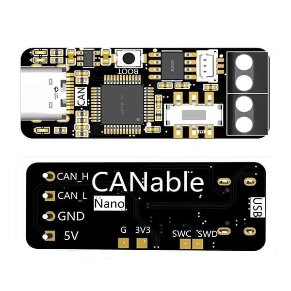 USB - CAN-moduuli CANable PCAN-debuggaaja CAN-väylän debuggaustyökalu Linux Win10 11 TYPE-C -debuggausohjelmistolle Communication-WELLNGS