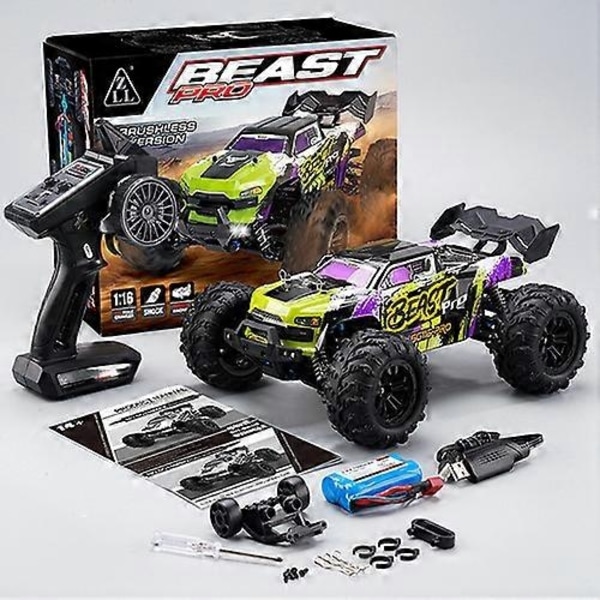 ZLL SG116MAX/SG116PRO 1:16 40/80 km/h 4WD RC-auto Korkea Drift-nopeus LED-etupäävalot Leikkiauto - WELLNGS SG116PRO-BOX-1B