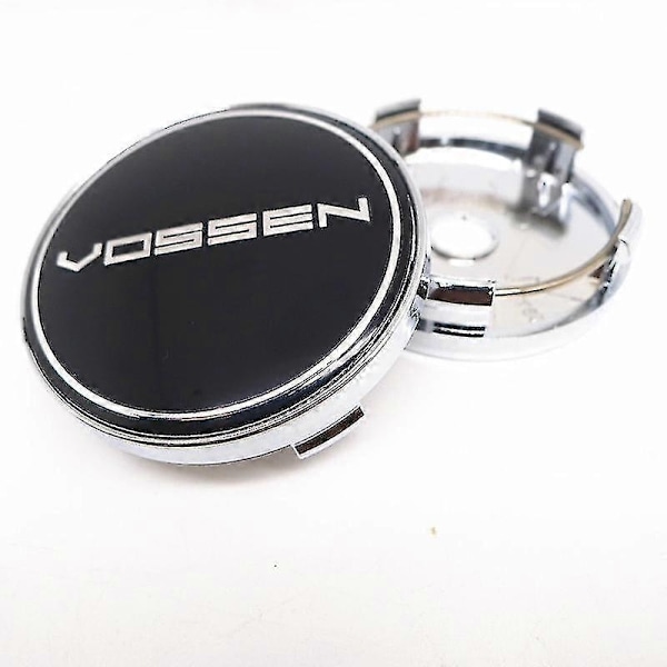 4 stk. 60 mm Vossen Hjul Center Nav Kapsel Bil Fælge Støvtæt Dæksel Navkapsler 56 mm Emblem Auto Styling Tilbehør - WELLNGS C