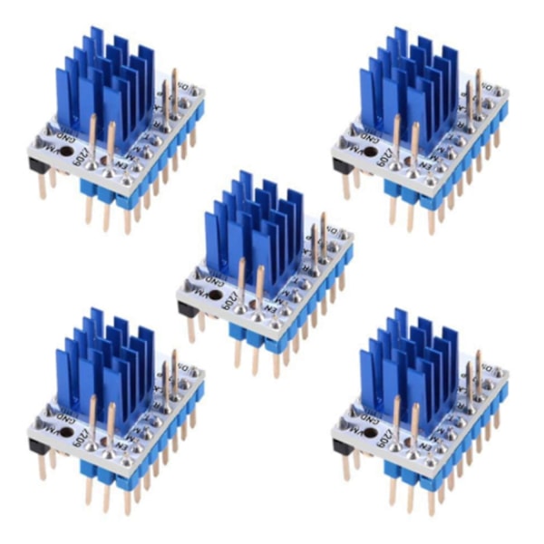 5 stk. Tmc2209 V3.0 Stepper Motor Driver Stepping Rod Silent Driver 256 Microstep Strøm 2.8a Tmc220-WELLNGS