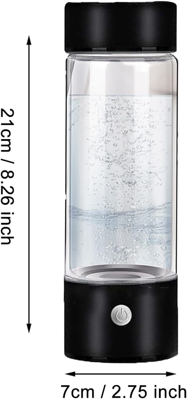 Hydrogen Vannflaske Bærbar Hydrogen Vann Maker USB Lading Ionisert Vann Generator Hydrogen