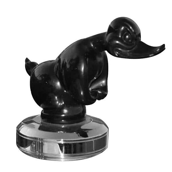 2 stk. Sint Rubberand Hood Ornament, Bildembelm Konvoi Hood Ornaments for Trucks, Cool Duck Orname-WELLNGS