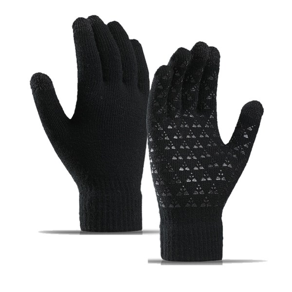 Vinterhandskar för män och kvinnor Stickade handskar Touch screen-WELLNGS