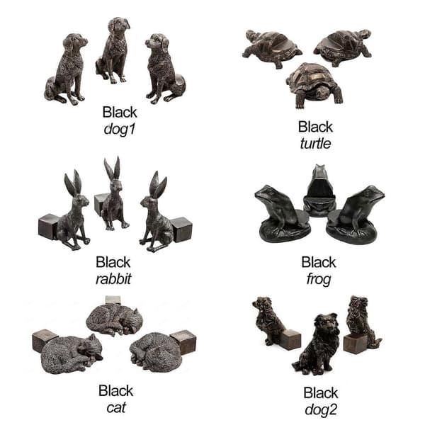 Pottefødder Vædder Sæt 3 Polyresin Plantepotte Risers Indendørs Have Ornament - WELLNGS Turtle