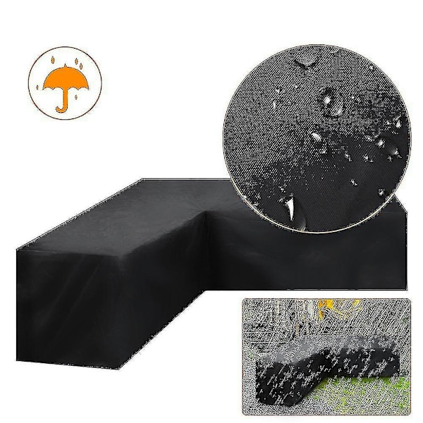 75 storlekar Vattentät Utomhus Patio Trädgårdsmöbler Överdrag Regn Snö Stolsöverdrag Tw-WELLNGS 215*215*87cm