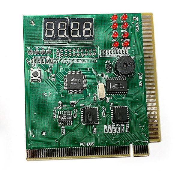 LED 4-numeroinen analyysidiagnostiikkatestari POST-kortti PCI 4 PC-analysaattori emolevy-WELLNGS