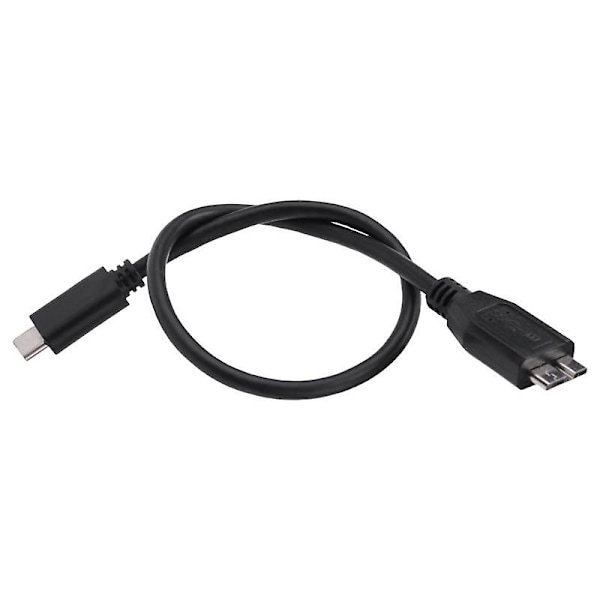 Harddisk-kabel, USB 3.1 Type-C han til USB 3.0 -b han datakabel til telefon - WELLNGS