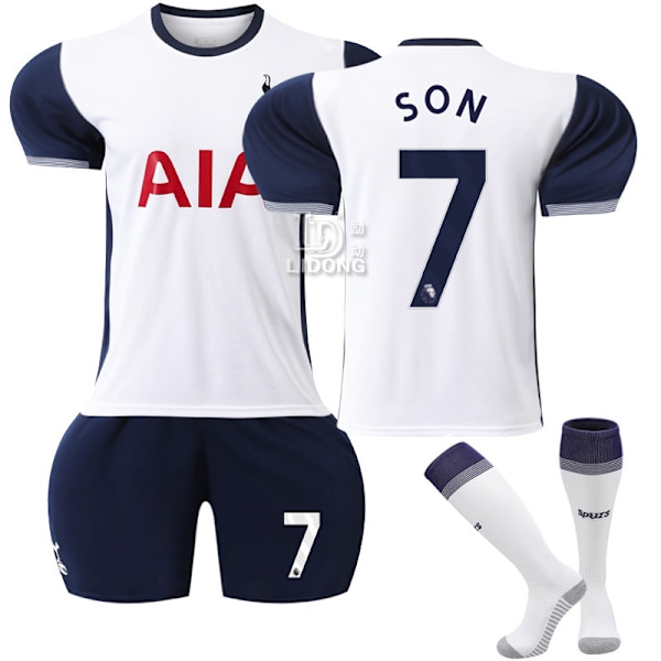 Son 7 Tottenham Hotspur 24-25 kotipaita, uusin jalkapallopaita aikuisille ja lapsille uudelle kaudelle 9-WELLNGS Kids 20(110-120cm)