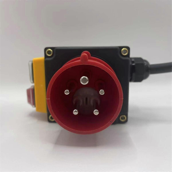 KOA7 Enhedskontakt Afbrydermaskine Afbryder 380/400V 3 Faser med Kabel og Faseinverter Kompatibel med W-WELLNGS