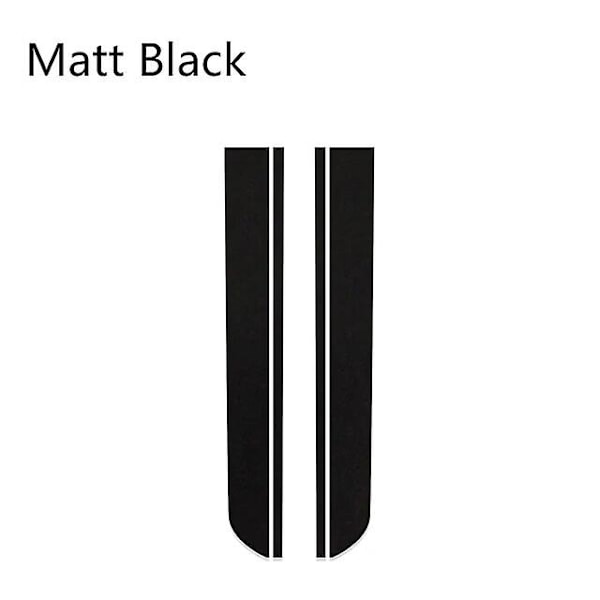 Auton sisätilan auton konepellin tarrat MINI Cooper One S JCW Countryman Clubman R55 R60 R61 F54 F55 F56 Auto Head Stripe Decal Tuning -WELLNGS Matte Black