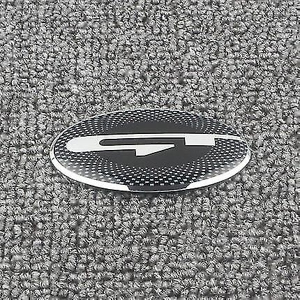 Gt Stinger Bilrat K Logo Emblem Badge Sticker Decal til Kia K2 K3 K5 Rio forte Optima Soul Cerato Cadenza K900 Tilbehør-WELLNGS c