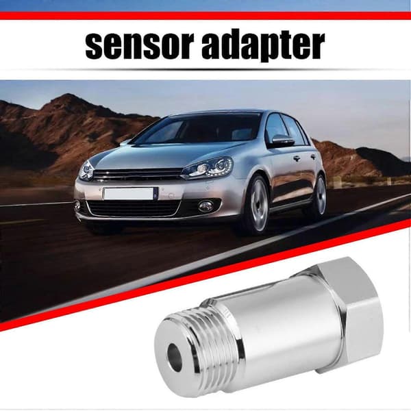 Kompatibel med M18X1.5 Oxygen O2 Sensor Adapter Konverter Bil CEL Fix Check Engine Light Eliminator O2 Forlænger Spacer-WELLNGS