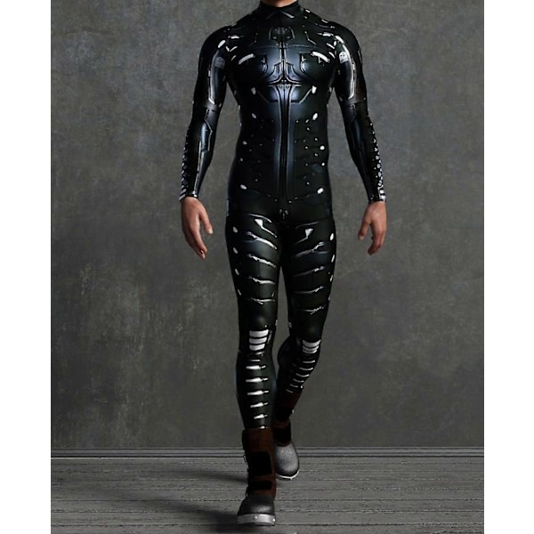 Robotdräkt för Män, Alien Dräkt för Män, Festivaldräkter för Män, Rave Dräkt för Män, Festival Body - WELLNGS VV018 Adult S