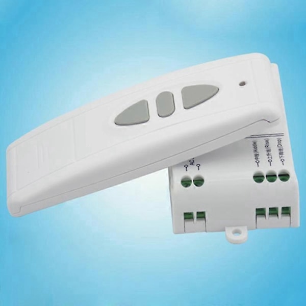 -T02 AC 220V Moottorin Langaton Kaukosäädin Kytkin Ylös Alas Pysäytys Putkimainen Moottorin Ohjain Yhteensopiva Eteenpäin Taaksepäin TX RX Lukittu-WELLNGS