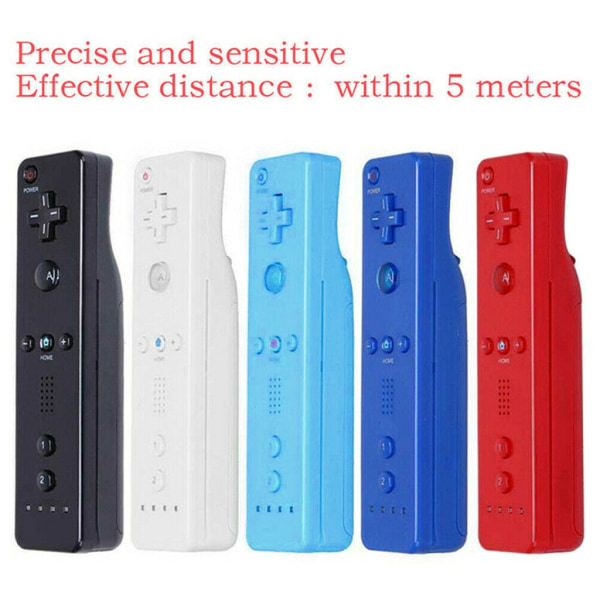 Trådløs fjernkontroll Motion Sensitive Controller Spillkontroller for Wii for Wii U Wiimote-konsolltilbehør-WELLNGS Light blue
