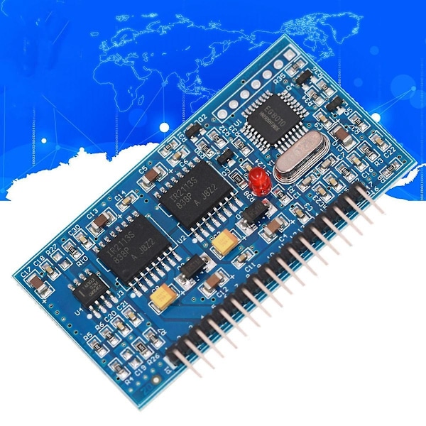5V DC-AC ren sinusinverter SPWM-driverkort EGS002 12Mhz krystaloscillator EG8010 + IR2113-WELLNGS