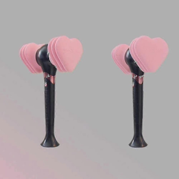 Blackpink Lightstick Hjerte-/hammerformet Kpop Led Lampe Stick Koncert Lampe Hiphop Lightstick Fluorescerende Stick til Blackpink Fans-WELLNGS