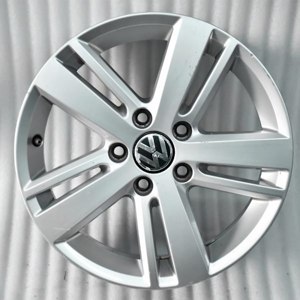 4-pakkaus - Volkswagen VW:n keskiökupit / pyörän keskiömerkit - Auton hopea - Täydellinen hopea-WELLNGS Silver 56 mm