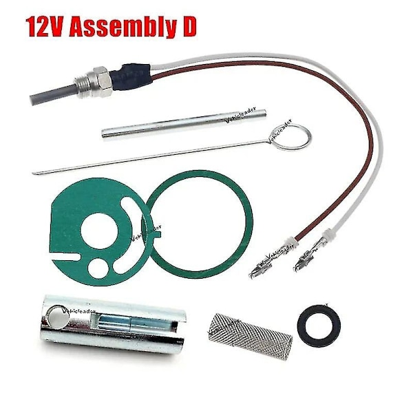 12v/24v Värmare delar glödstift keramisk stift+ packningar+sil+ skiftnyckel 252106011000 för Eberspacher Hydronic D4wsc D5wsc-WELLNGS 12V Assembly D