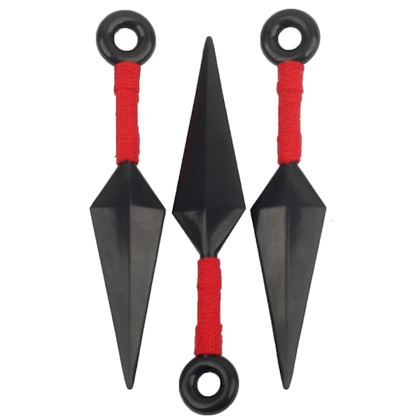 Naruto Kakashi Kunai -setti Anime Kunai -lelu Ninja Cosplay -tarvikkeet -WELLNGS Red