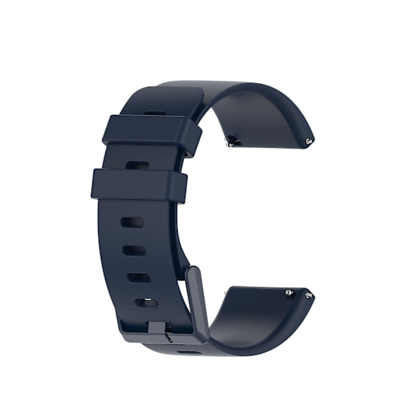 Silikoneurrem til Fitbit Versa 2/Versa Lite/Størrelse: L-WELLNGS Dark blue Other Phone Models