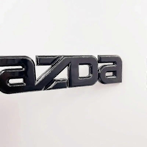 3D Kromsort ABS Bogstaver Bagagerumsdør Bil Badge Sticker Dekal til Mazda 3 6 Tilbehør - WELLNGS Chrome MAZDA 3