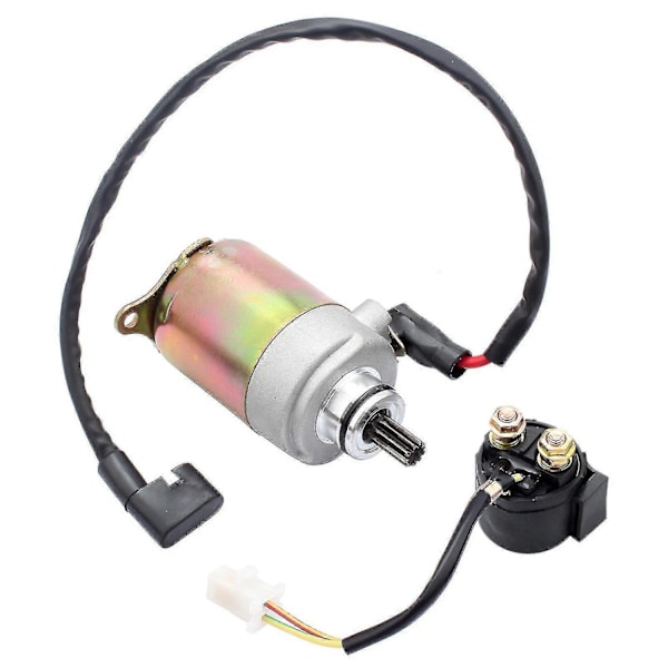 2024 startmotor for scooter Gy6 150cc go-kart 125cc ATV moped firehjuling - WELLNGS
