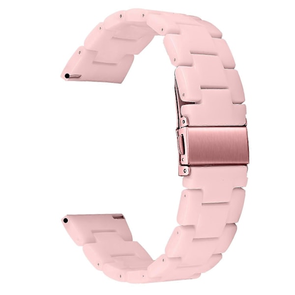 för Garmin Vivoactive 4 Ersättningsarmband 22mm Vattentätt Resin Klockarmband - Rosa-WELLNGS Pink
