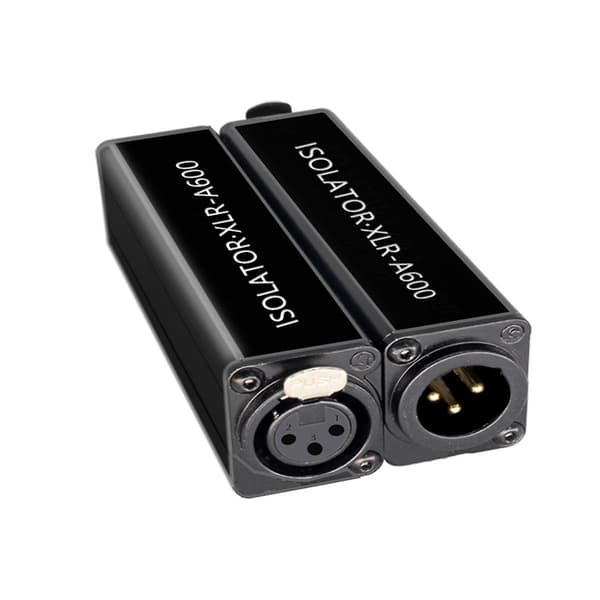 Ljudkabelisolator XLR Eliminerar Brus Jordloop Ljudisolator Eliminerar Brus-WELLNGS