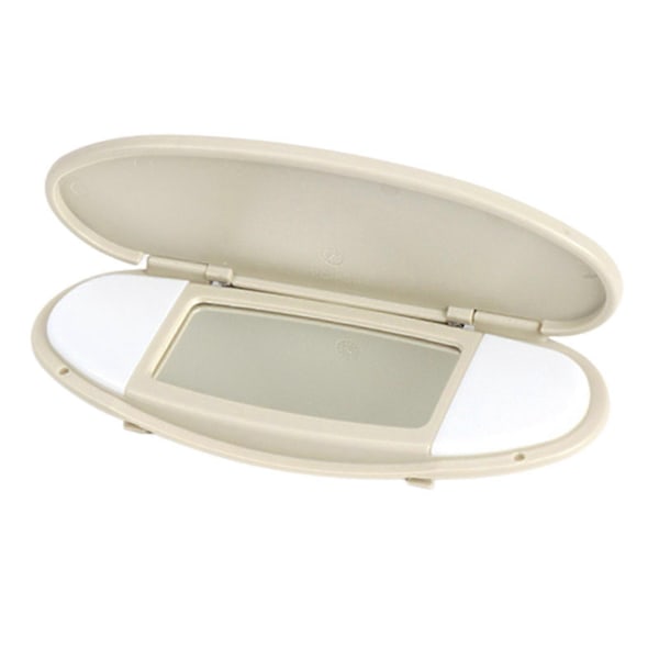 Solskyddsspegelram för bil Kompatibel med MINI R55 R56 R60 2007-2014 Tålig Svart-WELLNGS Beige